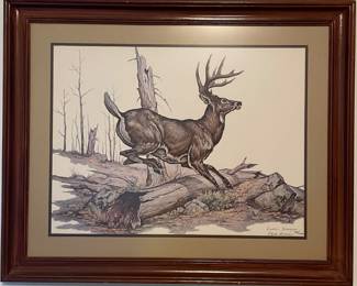 “White Tail Country “ by Clark Bronson Signed and Numbered Limited Edition print
