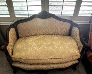 antique loveseat 