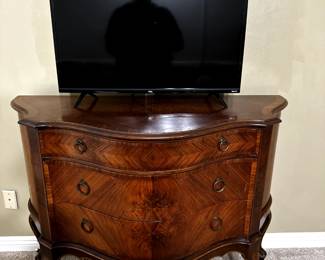 dresser and tv