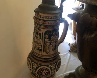 Antique tall stein