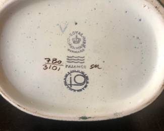 Royal Copenhagen Johanne Gerber Baca Vase; Danish Mid Century Pottery