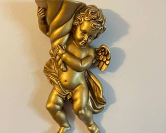 Cupid wall sconce, 10"H x 6"W,  $20