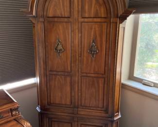 Wooden armoire 35"W x 20"D x 77"H,  was $299, NOW $175