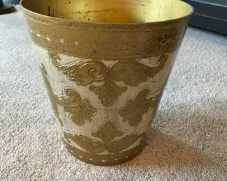 Vintage Ornate Florentine Waste basket, was $29, NOW $20