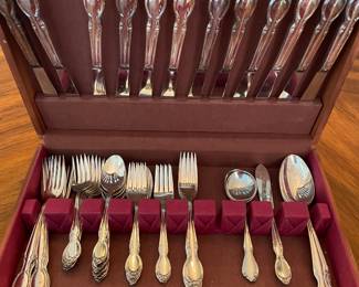12 place setting Silverplate flatware, was $115, NOW $75