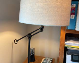 Black lamp, adjustable, 29"H,  was $38, NOW $28