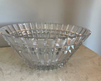 Oval Crystal Bowl(USSR), 11" x 8.5",  was $48, NOW $34