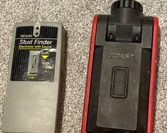 Stud finder & laser,  was $5 each, NOW $3 each
