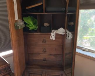 Additional view of inside of armoire ~