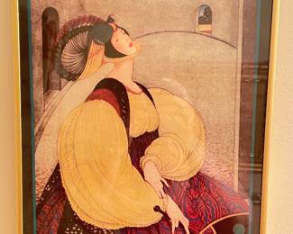 Millinery number of Vogue framed print, 14" x 11",  was $14, NOW $10