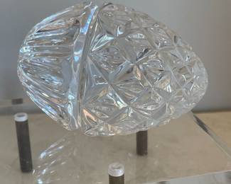 Waterford Acorn Pattern Egg Paperweight, was $48, NOW  $34