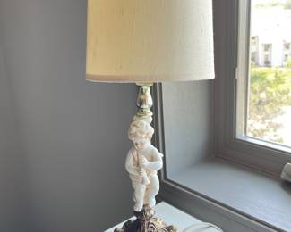 Vintage Cupid lamp, 18.5"H,  was $32, NOW $22