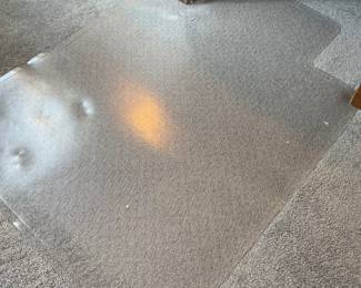 Plastic chair protector,  was $25, NOW $15