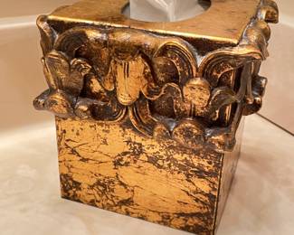 Gold kleenex box,  was $12, NOW $9