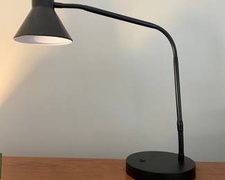 Black desk lamp,  was $12, NOW $9