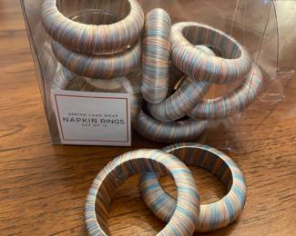 Napkin rings,  was $6, NOW $4