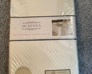 NEW McKenna 70" x 84" tablecloth, was $15, NOW $9