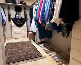 ~Women’s Clothing: A lovely woman’s closet full of a great finds and everyday staples.. Just in time for Winter- a GORGEOUS Vintage Full Length Sable Coat from Neiman Marcus! Other great Items with names like Diane Von Furstenberg, Rose Taft, Neiman Marcus, Halston, Johnny Was, St John Couture, Bob Mackie, Albert Nipon, Liz Claiborne, Philippe Marques, Mita, Basler, Eileen Fisher, Karen Scott, San Remo, Jennifer Roberts, Jack Bryan, Chico’s, Draper’s & Damon’s, Gump’s, Toula, Doncaster, Pendleton to Coldwater Creek.. (Size 16/18ish or L/XL).. Shoes from Stuart Weitzman, Cole Haan, Evan Picone to Keds.. (Size 11ish).. Some really great brand names to add to your own wardrobe!