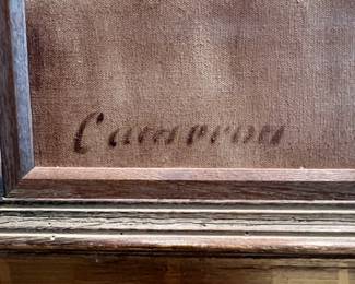 From the President Dwight Eisenhower Estate Collection-George Cameraro ‘Holland Landscape’..