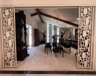 Mid Century Metal Wall Panels.