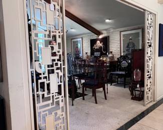 Mid Century Metal Wall Panels.