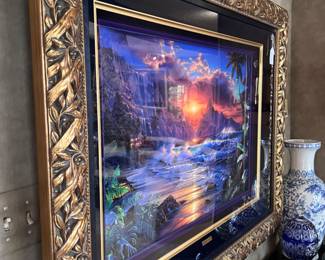 Hawaiian Scene by Christian R. Lassen.  Lassengraph Medium.