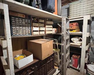 Luggage 
Record player 
Ladder 