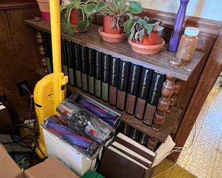 Encyclopedia
Bookcases 
Vacuum cleaner 