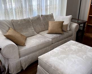 Couch with ottomam