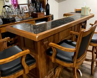 Bar and matching cabinet 