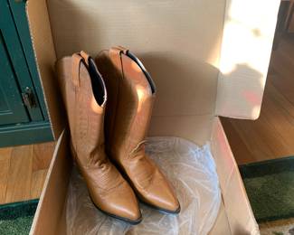 Office
Cowboy boots-new