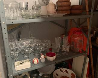 Basement 
Christmas items