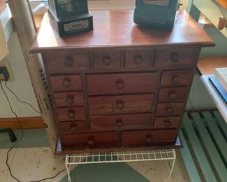 Sunroom 
Petite chest of drawers 