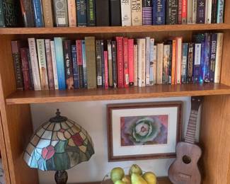 Dining Room 
Books, lamp, ukelele 