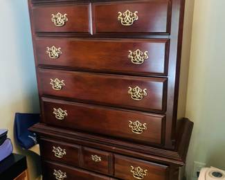 Kincaid Furniture Cherry Crossing collection high boy chest