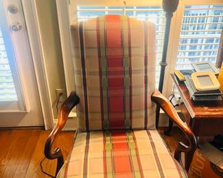 Plaid armchair