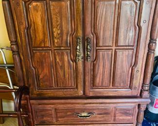 Vintage clothes armoire