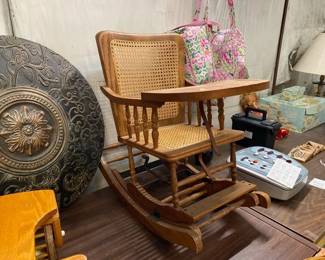 WOODEN TODDLER ROCKING CHAIR