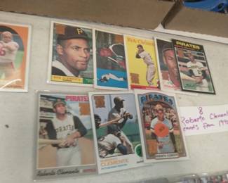 8 1998 ROBERTO CLEMETE CARDS