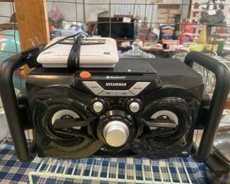 SYLVANIA PORTABLE BLUETOOTH SPEAKER WEATHER ALERT