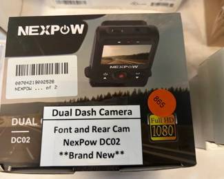 NEW NEXPOW DUAL DASH CAMERA