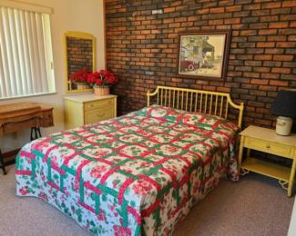 Thomasville Allegro Faux Bamboo hutch, night stand, headboard, mirror and dresser all priced individually, great condition.