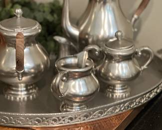 Pewter tea set-gorgeous!