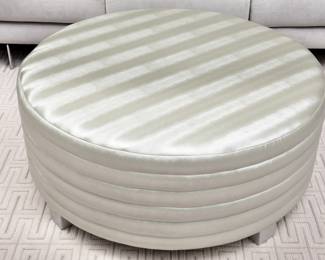 Michael Weiss Bennett Round Cocktail Ottoman (RETAIL $2,645)