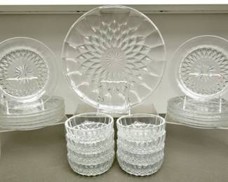Val St. Lambert Platter, Plates And Bowls