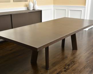 Prouve Rectangular Table By Sergio Mercado Room Furniture And Custom Protective Vinyl Covering (RETAIL $6,677)