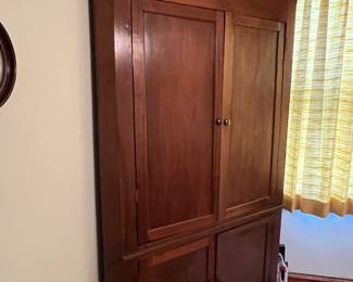 Primitive corner cabinet 