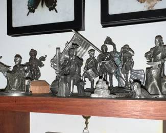 Hudson pewter figurines 