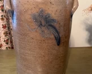 Mid 1800’s salt glazed crock 