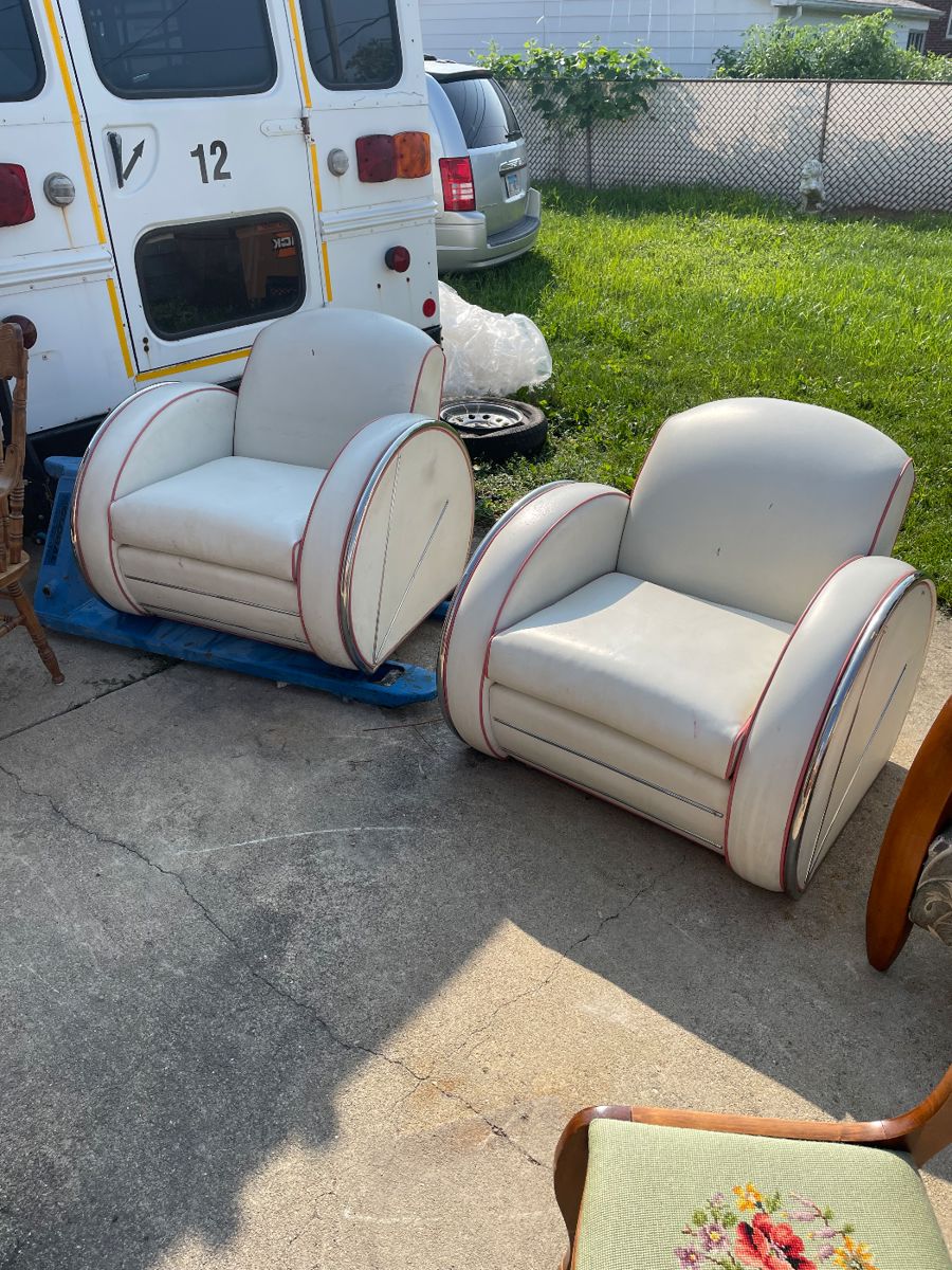 CRAZY GREAT ART DECO CHAIRS